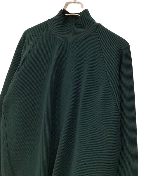 stein（シュタイン）stein (シュタイン) OVERSIZED GRADATION PLEATS LS TEE グリーン サイズ:Mの古着・服飾アイテム