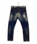 DSQUARED2 (ディースクエアード) パッチワークデニムパンツ インディゴ サイズ:44：10000円