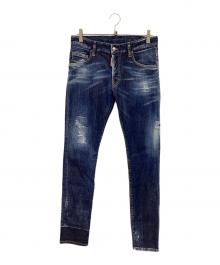 DSQUARED2（ディースクエアード）の古着「デニムスキニーパンツ」｜インディゴ