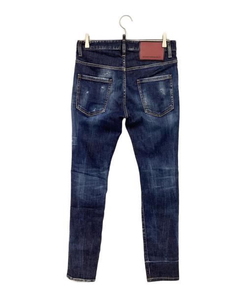 DSQUARED2（ディースクエアード）DSQUARED2 (ディースクエアード) デニムスキニーパンツ インディゴ サイズ:46の古着・服飾アイテム