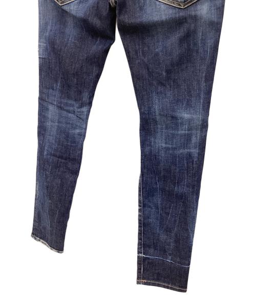 DSQUARED2（ディースクエアード）DSQUARED2 (ディースクエアード) デニムスキニーパンツ インディゴ サイズ:46の古着・服飾アイテム