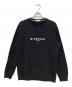 GIVENCHY（ジバンシィ）の古着「ヴィンテージロゴプリントクルーネックスウェット」｜ブラック