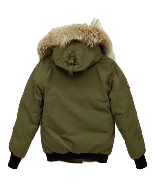 CANADA GOOSE（カナダグース）CANADA GOOSE (カナダグース) CHLLIWACK ダウンジャケット グリーン×ブラック サイズ:2XSの古着・服飾アイテム