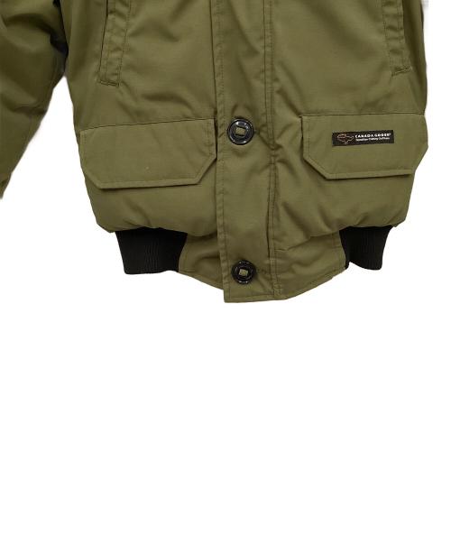 CANADA GOOSE（カナダグース）CANADA GOOSE (カナダグース) CHLLIWACK ダウンジャケット グリーン×ブラック サイズ:2XSの古着・服飾アイテム