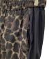 中古・古着 LAD MUSICIAN (ラッドミュージシャン) LEOPARD OVER PANTS ブラック×ベージュ サイズ:46：15000円