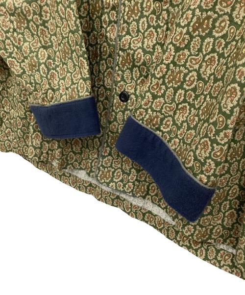 RUDE GALLERY（ルードギャラリー）RUDE GALLERY (ルードギャラリー) PAISLEY PAJAMA SHIRTS グリーン×カーキ サイズ:5の古着・服飾アイテム