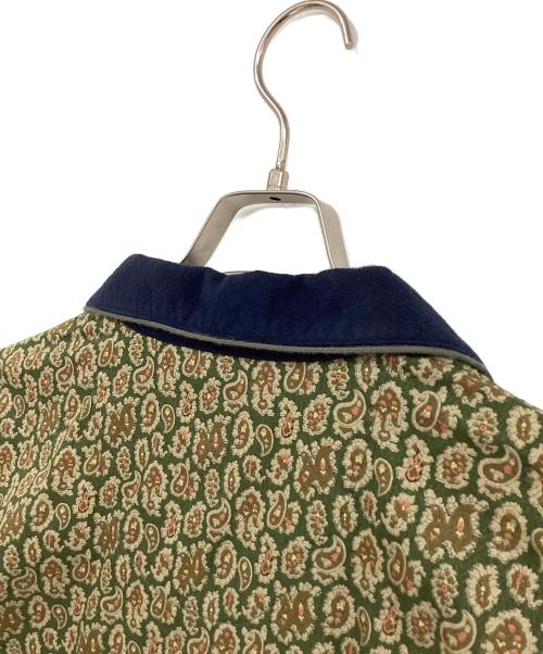 RUDE GALLERY（ルードギャラリー）RUDE GALLERY (ルードギャラリー) PAISLEY PAJAMA SHIRTS グリーン×カーキ サイズ:5の古着・服飾アイテム