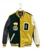 ZARAザラ）の古着「スタジャン」｜グリーン×イエロー