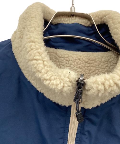 Columbia（コロンビア）Columbia (コロンビア) リバーシブルフリースジャケット ベージュ×ネイビー サイズ:Mの古着・服飾アイテム