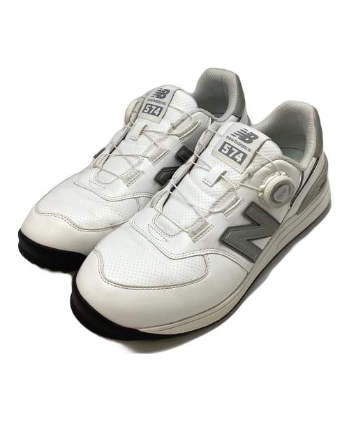 NEW BALANCE（ニューバランス）NEW BALANCE (ニューバランス) ゴルフシューズ ホワイト サイズ:27.5㎝の古着・服飾アイテム