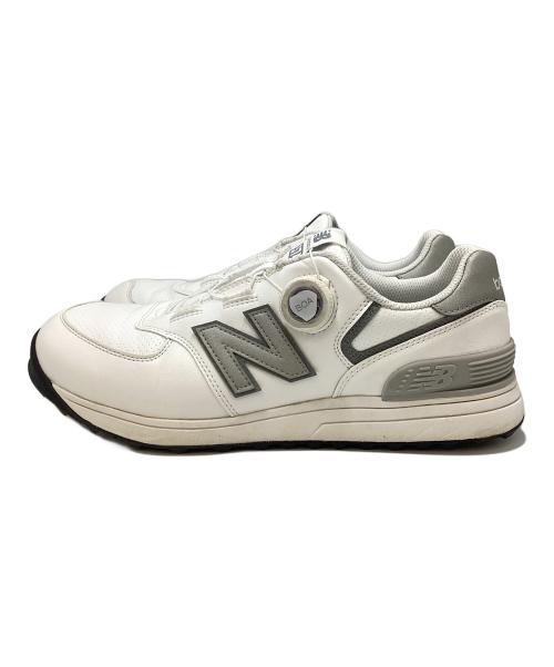 NEW BALANCE（ニューバランス）NEW BALANCE (ニューバランス) ゴルフシューズ ホワイト サイズ:27.5㎝の古着・服飾アイテム