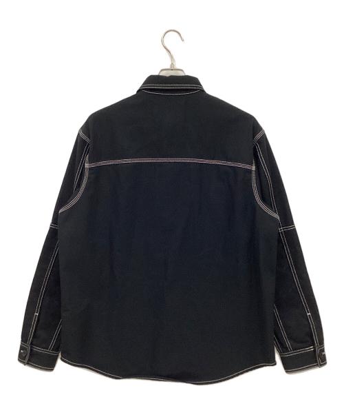 COACH（コーチ）COACH (コーチ) ツイルオーバーシャツ ブラック サイズ:Mの古着・服飾アイテム