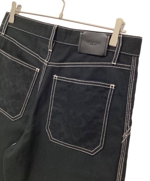 COACH（コーチ）COACH (コーチ) ツイルカーペンターパンツ ブラック サイズ:76㎝（W30）の古着・服飾アイテム