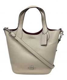COACH（コーチ）の古着「コーチ/ハンナ/CR168/2WAYショルダーバッグ」｜アイボリー