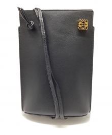 LOEWE（ロエベ）の古着「ロエベ/ダイスポケットショルダーバッグ」｜ブラック×ゴールド