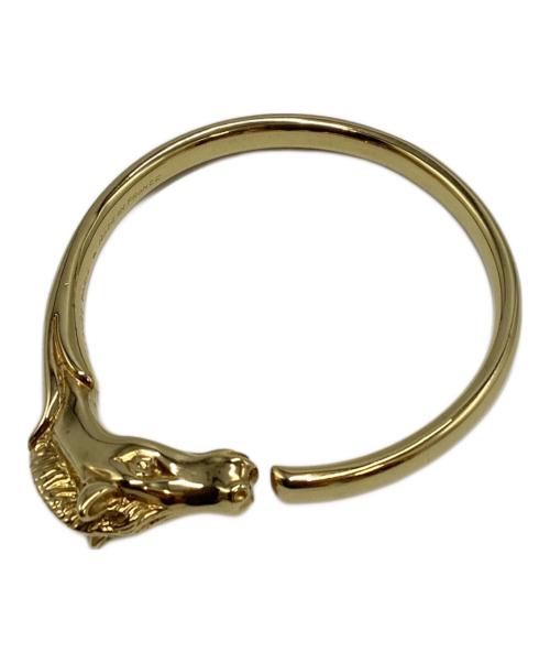 HERMES（エルメス）HERMES (エルメス) シュバルホースバングル ゴールドの古着・服飾アイテム