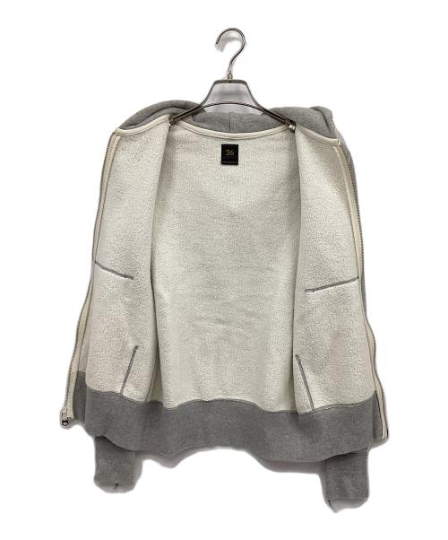 SCYEBASICS（サイベーシックス）SCYEBASICS (サイベーシックス) ジップパーカー ライトグレー サイズ:36の古着・服飾アイテム
