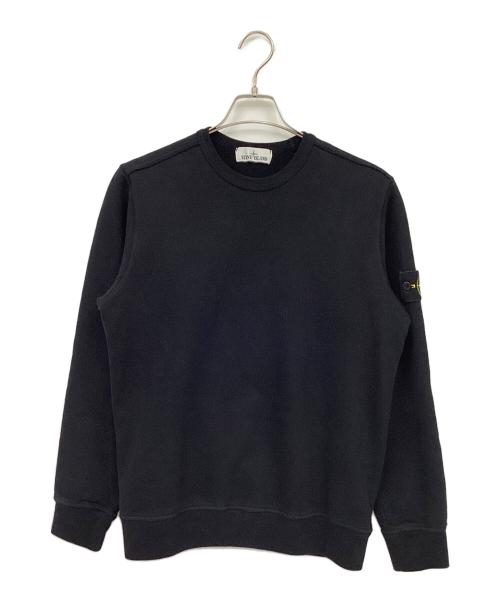 STONE ISLAND（ストーンアイランド）STONE ISLAND (ストーンアイランド) クルーネックスウェット ブラック サイズ:Mの古着・服飾アイテム