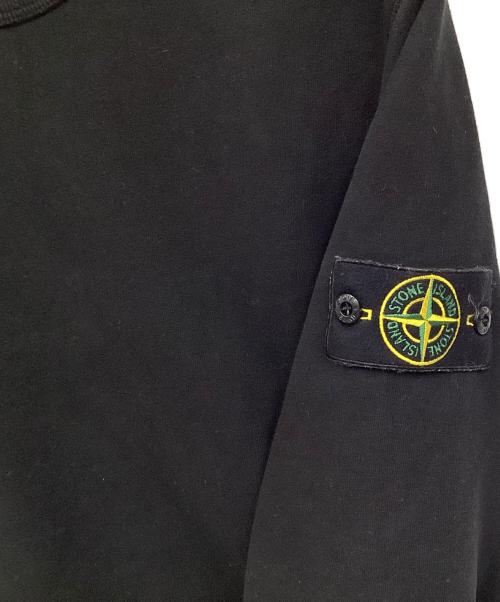 STONE ISLAND（ストーンアイランド）STONE ISLAND (ストーンアイランド) クルーネックスウェット ブラック サイズ:Mの古着・服飾アイテム