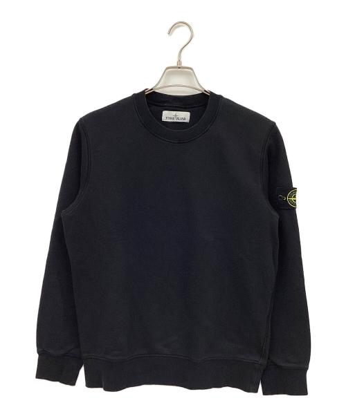 STONE ISLAND（ストーンアイランド）STONE ISLAND (ストーンアイランド) クルーネックスウェット ブラック サイズ:Mの古着・服飾アイテム