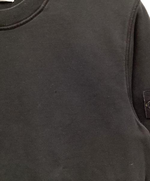 STONE ISLAND（ストーンアイランド）STONE ISLAND (ストーンアイランド) クルーネックスウェット ブラック サイズ:Mの古着・服飾アイテム