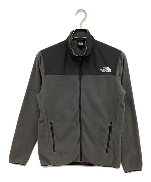 THE NORTH FACE（ザ ノース フェイス）THE NORTH FACE (ザ ノース フェイス) Mountain Versa MicroJacket グレー×ブラック サイズ:Sの古着・服飾アイテム