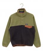Patagoniaパタゴニア）の古着「シンチラ スナップT」｜カーキ×グレー
