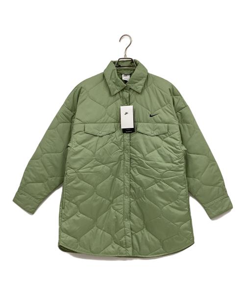 NIKE（ナイキ）NIKE (ナイキ) キルティングジャケット 黄緑 サイズ:M 未使用品の古着・服飾アイテム