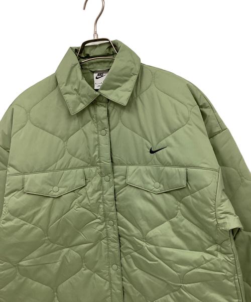 NIKE（ナイキ）NIKE (ナイキ) キルティングジャケット 黄緑 サイズ:M 未使用品の古着・服飾アイテム