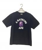 A BATHING APEア ベイシング エイプ）の古着「プリントTシャツ」｜ブラック
