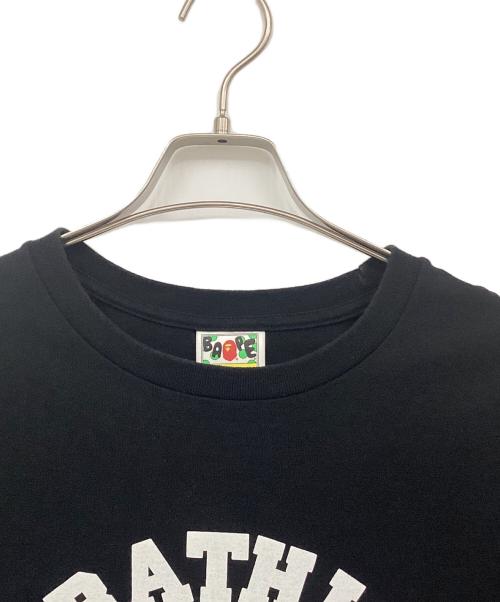 A BATHING APE（アベイシングエイプ）A BATHING APE (ア ベイシング エイプ) プリントTシャツ ブラック サイズ:XLの古着・服飾アイテム