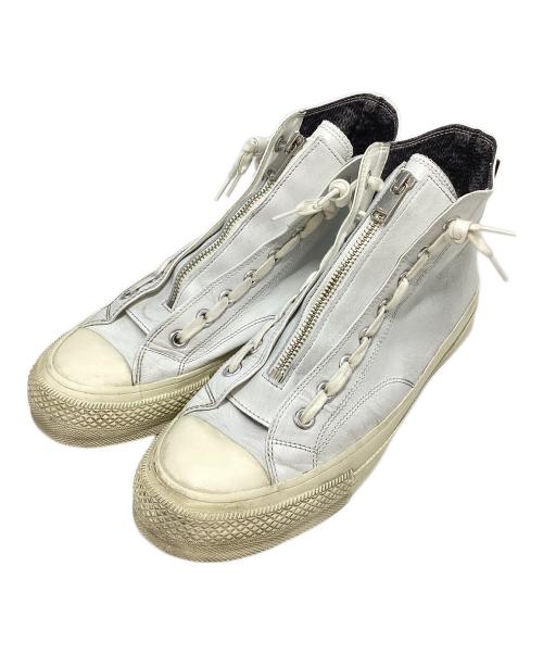 nonnative（ノンネイティブ）nonnative (ノンネイティブ) DWELLER TRAINER HI COW LEATHER ホワイト サイズ:2の古着・服飾アイテム