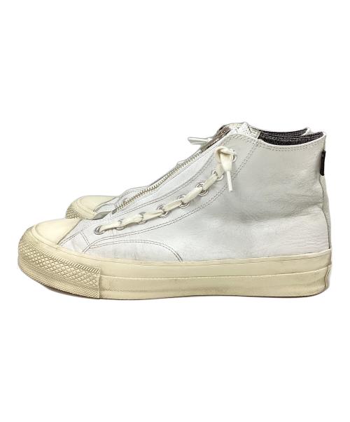 nonnative（ノンネイティブ）nonnative (ノンネイティブ) DWELLER TRAINER HI COW LEATHER ホワイト サイズ:2の古着・服飾アイテム