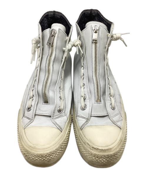 nonnative（ノンネイティブ）nonnative (ノンネイティブ) DWELLER TRAINER HI COW LEATHER ホワイト サイズ:2の古着・服飾アイテム