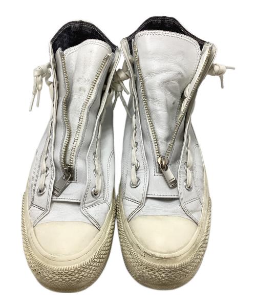 nonnative（ノンネイティブ）nonnative (ノンネイティブ) DWELLER TRAINER HI COW LEATHER ホワイト サイズ:2の古着・服飾アイテム