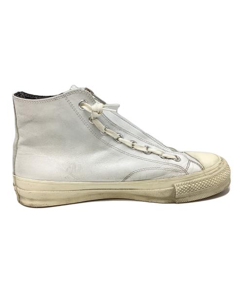 nonnative（ノンネイティブ）nonnative (ノンネイティブ) DWELLER TRAINER HI COW LEATHER ホワイト サイズ:2の古着・服飾アイテム