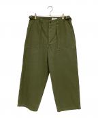MARKAマーカ）の古着「ベイカーパンツ」｜オリーブ