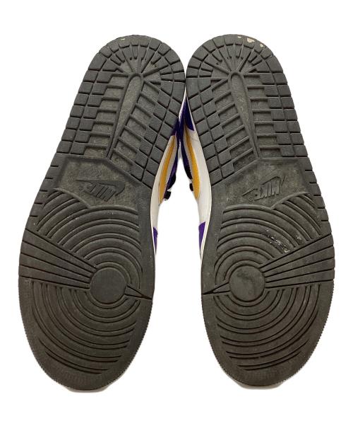 NIKE（ナイキ）NIKE (ナイキ) AIR JORDAN1 パープル×イエロー サイズ:26㎝の古着・服飾アイテム