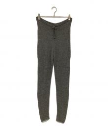 Puente mano（プエンテマノ）の古着「ニットパンツ」｜グレー