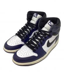NIKE（ナイキ）の古着「Air Jordan 1 Retro High OG "Midnight Navy"」｜ホワイト×ネイビー