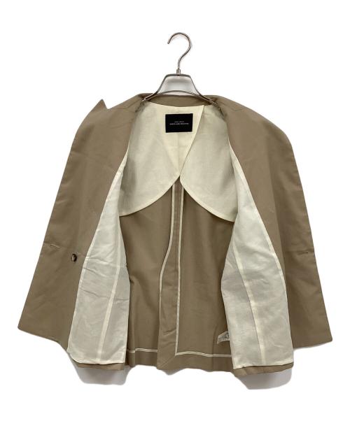 green label relaxing（グリーンレーベルリラクシング）green label relaxing (グリーンレーベルリラクシング) ダブルブレストジャケット ベージュ サイズ:Sの古着・服飾アイテム