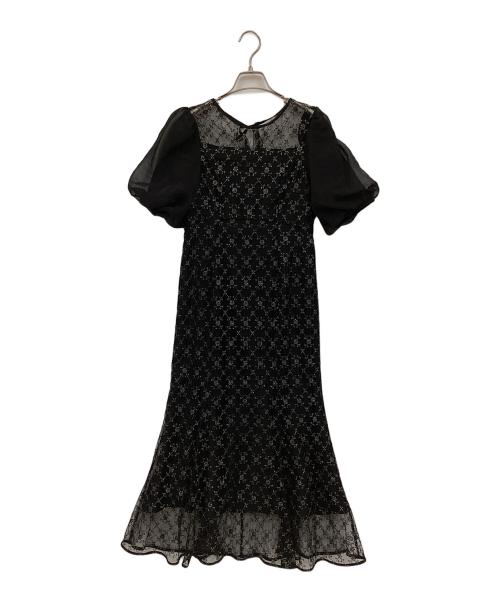 DORRY DOLL（ドリードール）DORRY DOLL (ドリードール) ダイヤレースマーメイドドレス ブラック サイズ:Mの古着・服飾アイテム