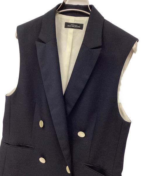 green label relaxing（グリーンレーベルリラクシング）green label relaxing (グリーンレーベルリラクシング) ベスト ネイビー サイズ:36の古着・服飾アイテム