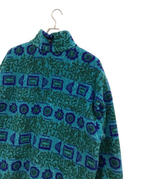 Jack Wolfskin（ジャック ウルフスキン）Jack Wolfskin (ジャック ウルフスキン) ハーフジップフリースジャケット グリーン×ネイビー サイズ:XXLの古着・服飾アイテム