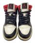中古・古着 NIKE (ナイキ) Women's Air Jordan 1 Mid ブラック×ホワイト×レッド サイズ:25：7000円
