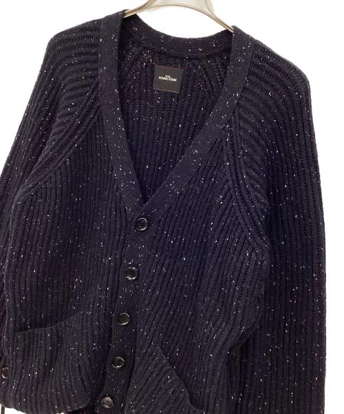 SYU.HOMME/FEMM（シュウオムフェム）SYU.HOMME/FEMM (シュウオムフェム) Laceup Knit Cardigan ネイビー サイズ:2の古着・服飾アイテム