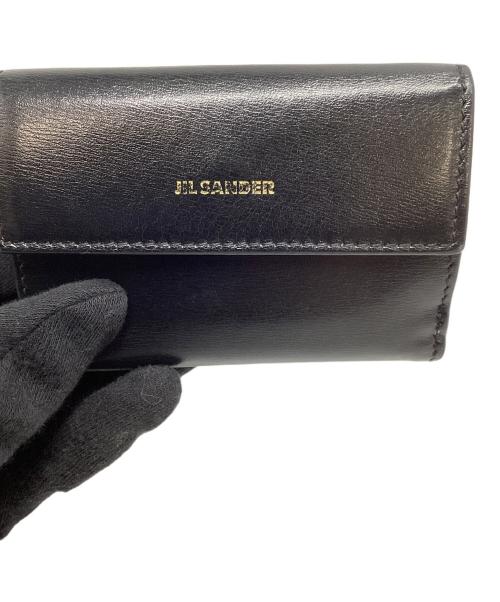 JIL SANDER（ジルサンダー）JIL SANDER (ジルサンダー) ジルサンダー/JSPU840021 WUS69158N/3つ折り財布 ブラックの古着・服飾アイテム