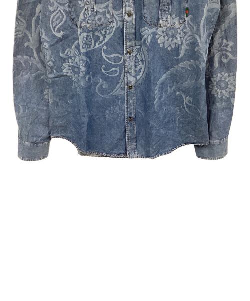 GUCCI（グッチ）GUCCI (グッチ) 長袖シャツ ブルー サイズ:48の古着・服飾アイテム