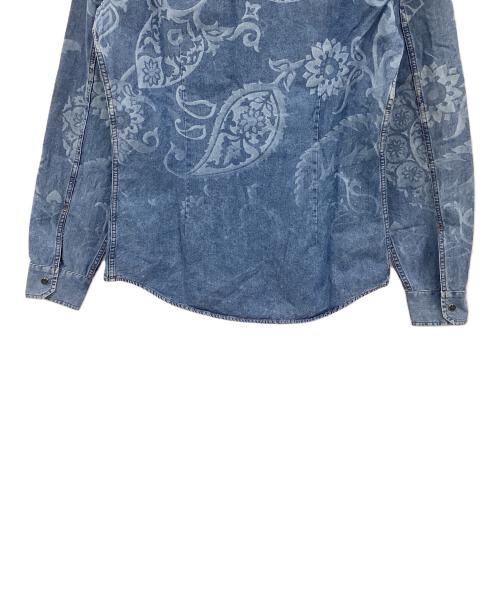 GUCCI（グッチ）GUCCI (グッチ) 長袖シャツ ブルー サイズ:48の古着・服飾アイテム