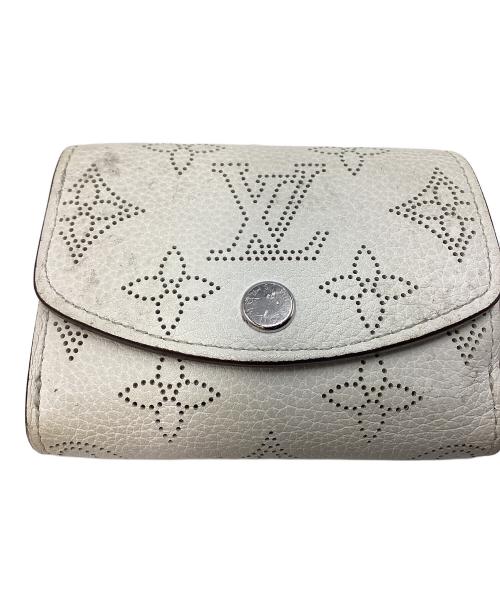 LOUIS VUITTON（ルイ ヴィトン）LOUIS VUITTON (ルイ ヴィトン) ルイヴィトン ポルトフォイユ・イリス コンパクト マヒナ M80693 3つ折り財布 ホワイトの古着・服飾アイテム